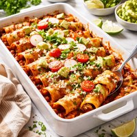 Taquito Enchilada Bake