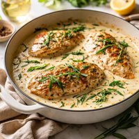 Tarragon Chicken with Sour Cream