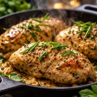 Tarragon Mustard Baked Chicken