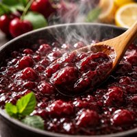 Tart Cherry Jam Cooked