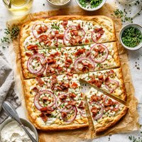 Tarte Flambe Elssser Flammkuchen