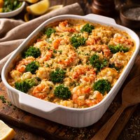Tasty and Easy Low Fat Seafood Casserole