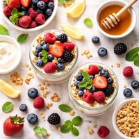 Tasty and Light Berry Parfait