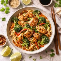 Tasty Chicken and Egg Noodles