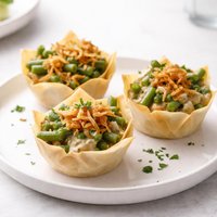 Tasty Green Bean Casserole Cups