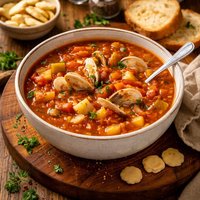 Tasty Manhattan Clam Chowder