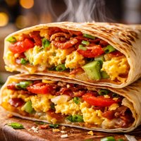 Tasty Tortilla Breakfast Sandwich