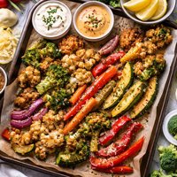 Tater Dipped Veggies from the Oven