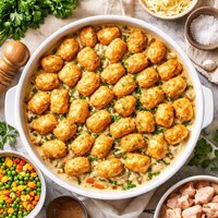 Tater Tot Chicken Pie