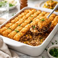 Tater Tot Venison Casserole