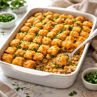 Tater Tots Hotdish