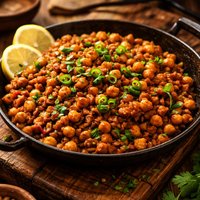 Tava Chana Indian Spicy Garbanzo Beans