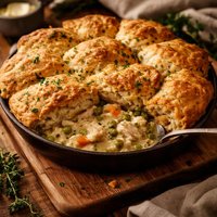 Tea Biscuit Wrapped Chicken Pie