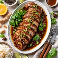 Tea Braised Pork Tenderloin