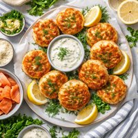 Teisennau Eog Dyfrdwy Welsh Salmon Fish Cakes