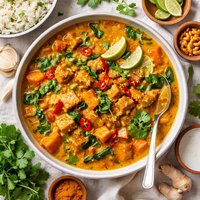 Tempeh Sweet Potato Coconut Curry