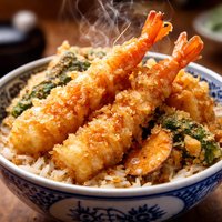 Tempura Donburi Tendon Tempura Rice Bowl
