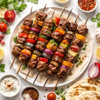 Tender Beef Kabobs Shashlik