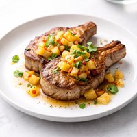 Tender Pork Chops with Pineapple