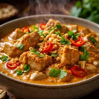 Tender Turkey and Peanut Butter Curry