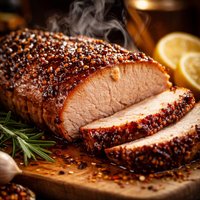 Tennessee Pork Loin with Whiskey Brown Sugar and Mustard