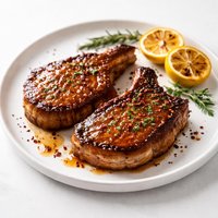 Tennessee Whiskey Glazed Pork Chops