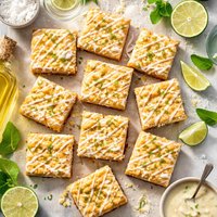 Tequila Lime Coconut Macaroon Bars