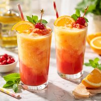 Tequila Sunrise Smoothie Alcoholic