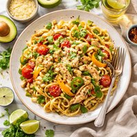 Tequila Turkey Fettuccini