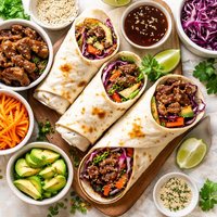 Teriyaki Beef Wraps