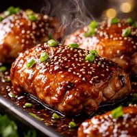 Teriyaki Glazed Oven Baked Chicken