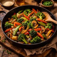 Teriyaki Vegetables Stir Fry