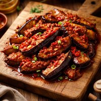 Terong Belado Eggplant with Chilli Sauce