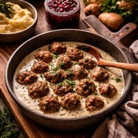 Tessa Kiros Finnish Meatballs with Allspice Sour Cream and Lin