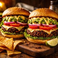 Tex Mex Black Bean Burgers