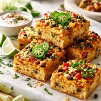 Tex Mex Corn Squares