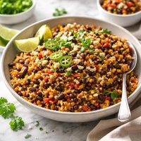 Tex Mex Rice and Two Bean Pilaf