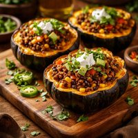 Tex Mex Stuffed Acorn Squash