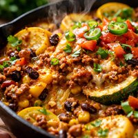 Tex Mex Summer Squash Casserole