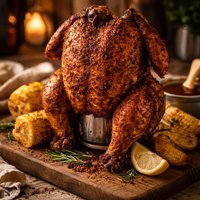 Texas Dry Rub Beer Can Chicken