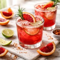 Texas Style Blood Orange Margarita