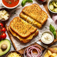 Texas Toast Grilled Cheese Sandwich