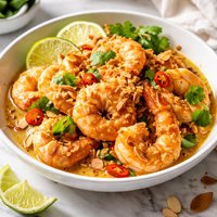 Thai Almond Butter Shrimp