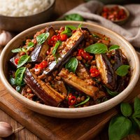 Thai Basil Eggplant