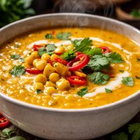 Thai Butternut Squash and Corn Bisque