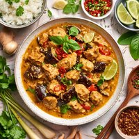Thai Chicken and Eggplant Aubergine Curry