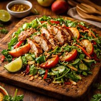 Thai Chicken and Nectarine Salad