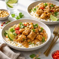Thai Chicken in Peanut Sauce Dinner for Two