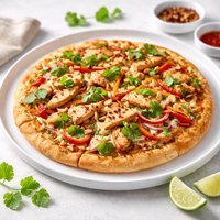 Thai Chicken Vegetable Pizza
