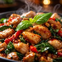 Thai Chicken with Basil Stir Fry